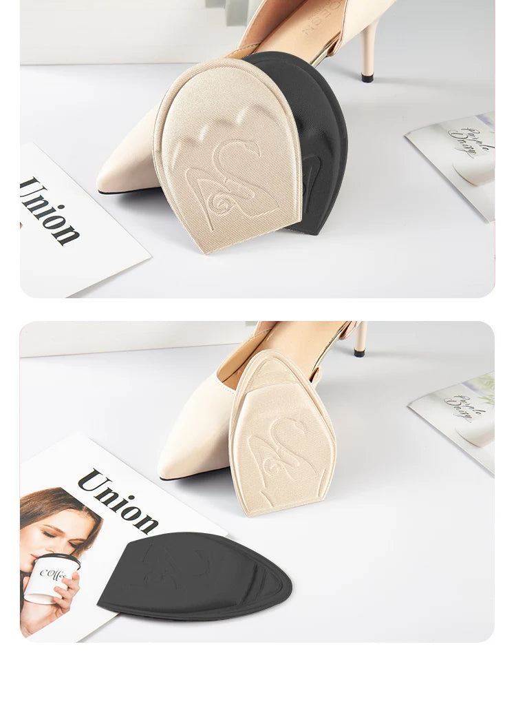 Forefoot Pad Non-slip Sole Toe Plug Cushion Half Insoles for Shoes Inserts Reduce Shoe Size Filler High Heels Pain Relief Pads