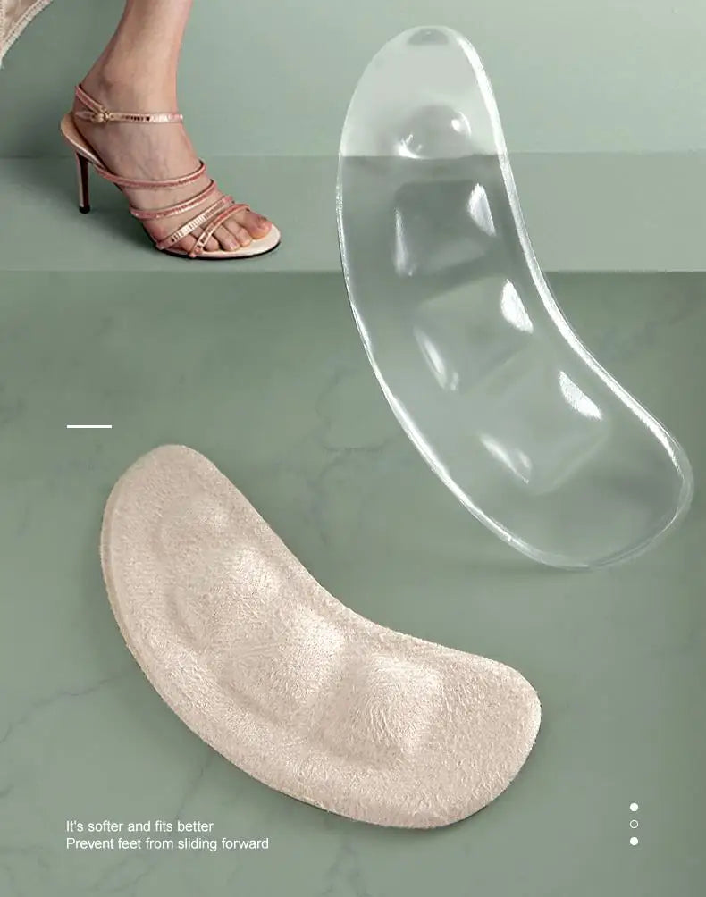 Shoe Pads for High Heels Anti-Slip foot pads for Sandals Anti-wear feet Silicone Heel Protectors for Womens Shoes heel protector