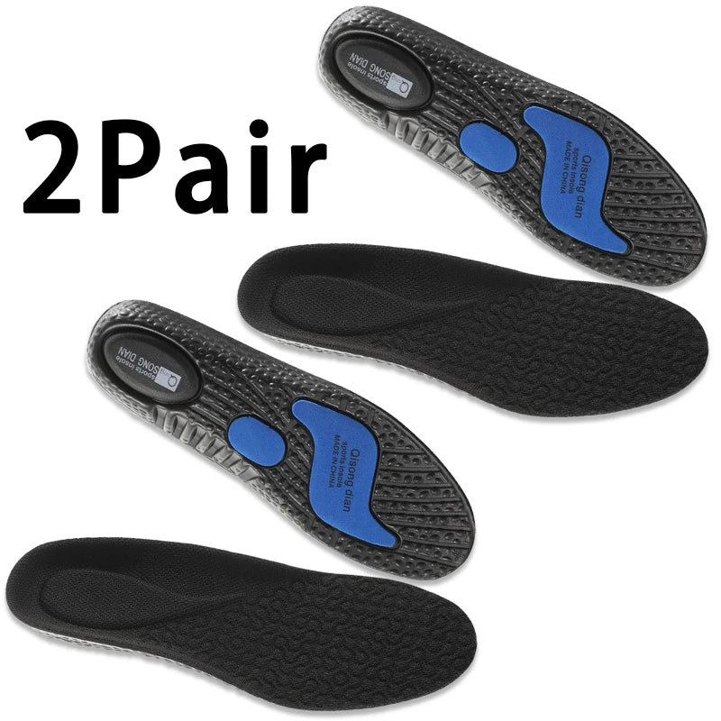 Sport Insoles for Feet Soft Shock Absorption Inserts Template Orthopedic Plantar Fasciitis Insole for Shoes Man Women Shoe Sole