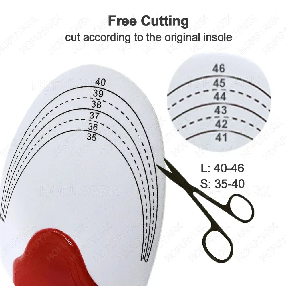 Orthotic Insole Men High Arch Support Flatfoot Orthopedic Insoles For Feet Ease Pressure Plantar Fasciitis Pain Relief Shoe Sole