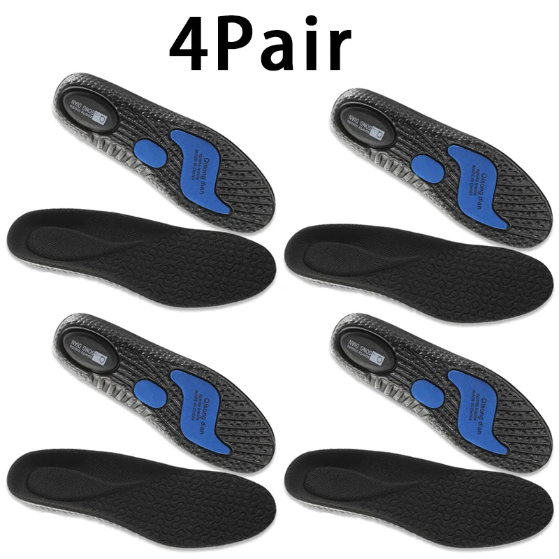 Sport Insoles for Feet Soft Shock Absorption Inserts Template Orthopedic Plantar Fasciitis Insole for Shoes Man Women Shoe Sole