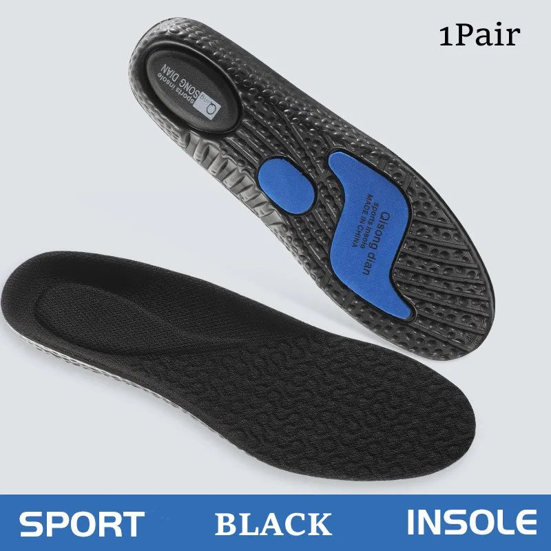 Sport Insoles for Feet Soft Shock Absorption Inserts Template Orthopedic Plantar Fasciitis Insole for Shoes Man Women Shoe Sole