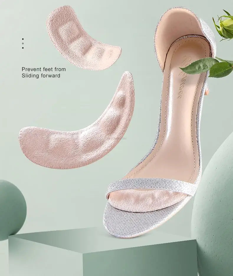 Shoe Pads for High Heels Anti-Slip foot pads for Sandals Anti-wear feet Silicone Heel Protectors for Womens Shoes heel protector