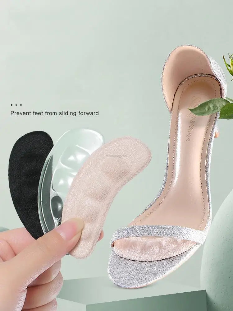 Shoe Pads for High Heels Anti-Slip foot pads for Sandals Anti-wear feet Silicone Heel Protectors for Womens Shoes heel protector