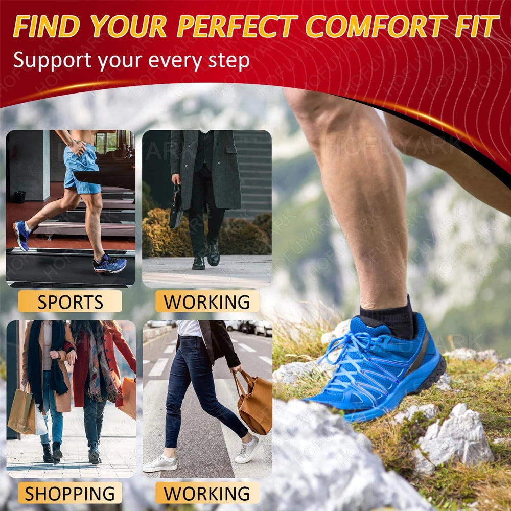 Orthotic Insole Men High Arch Support Flatfoot Orthopedic Insoles For Feet Ease Pressure Plantar Fasciitis Pain Relief Shoe Sole