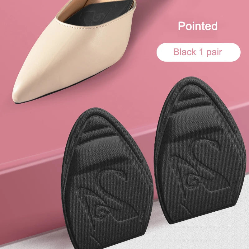Forefoot Pad Non-slip Sole Toe Plug Cushion Half Insoles for Shoes Inserts Reduce Shoe Size Filler High Heels Pain Relief Pads