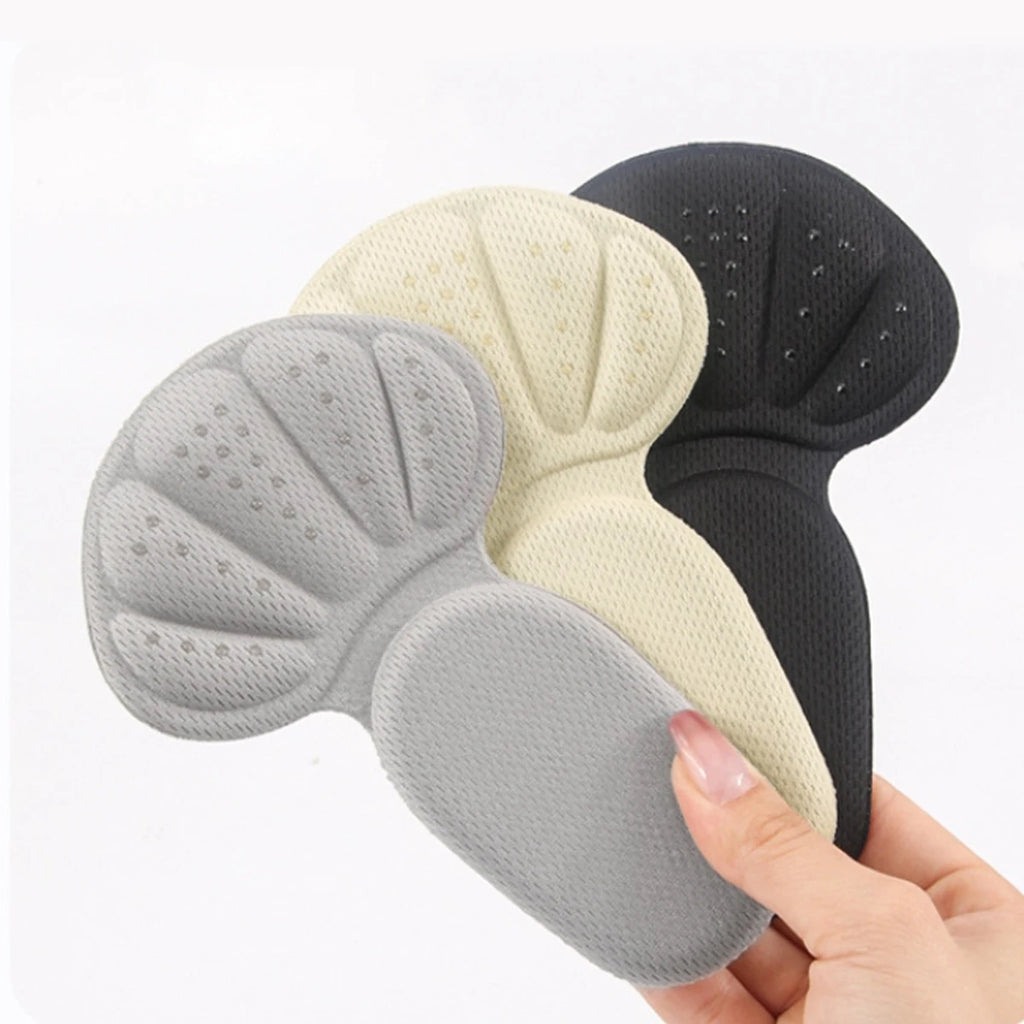 Heel Stickers Sneakers Heel Protection Pads Pain Relief Shoe Size Reducer Half Cushion Heel Inserts T-Shaped Shoe Foot Care Pad