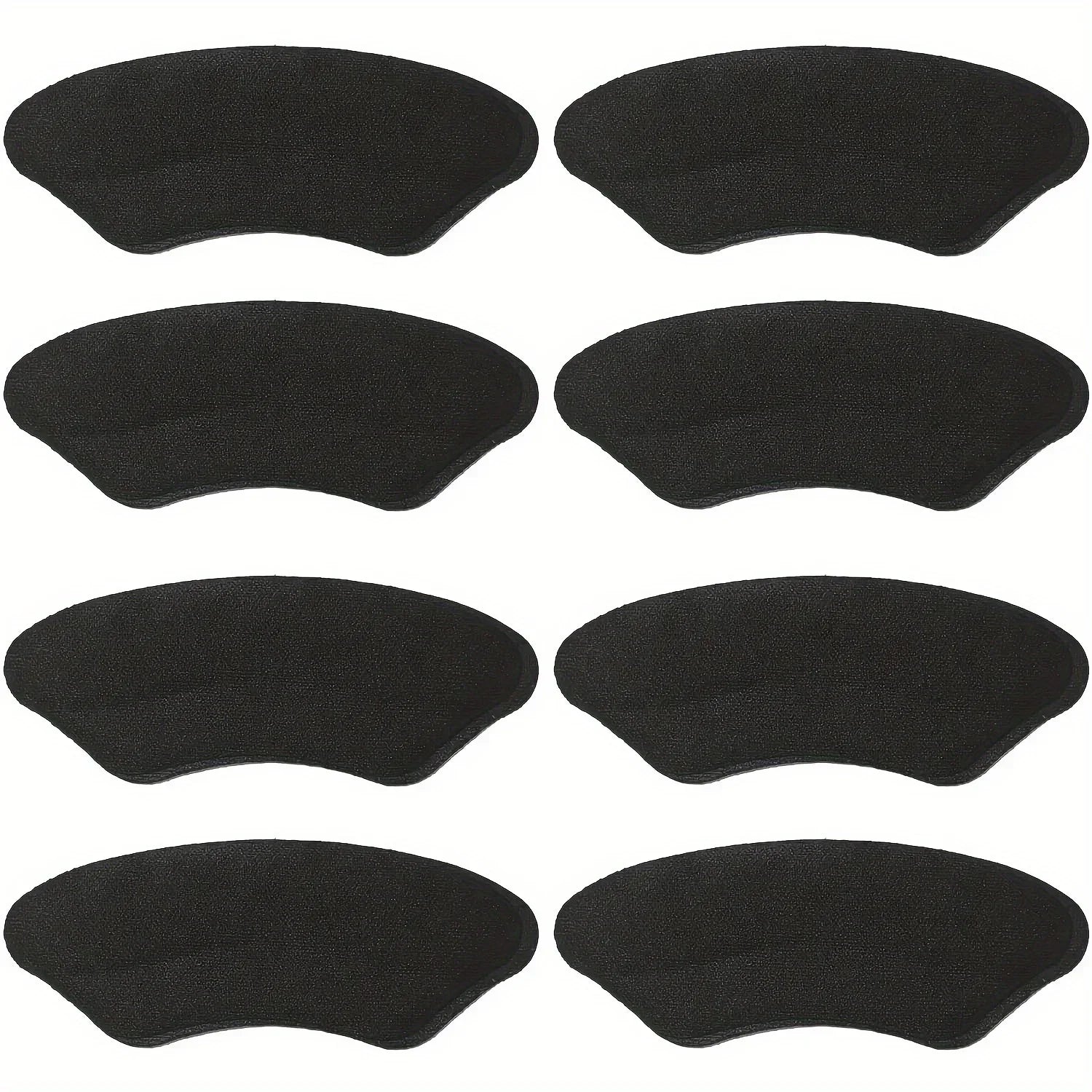 8-Pack Heel Pads for Too Big Shoes, Self-Adhesive Heel Protectors Inserts Improve Shoe Fit Prevent Slippage