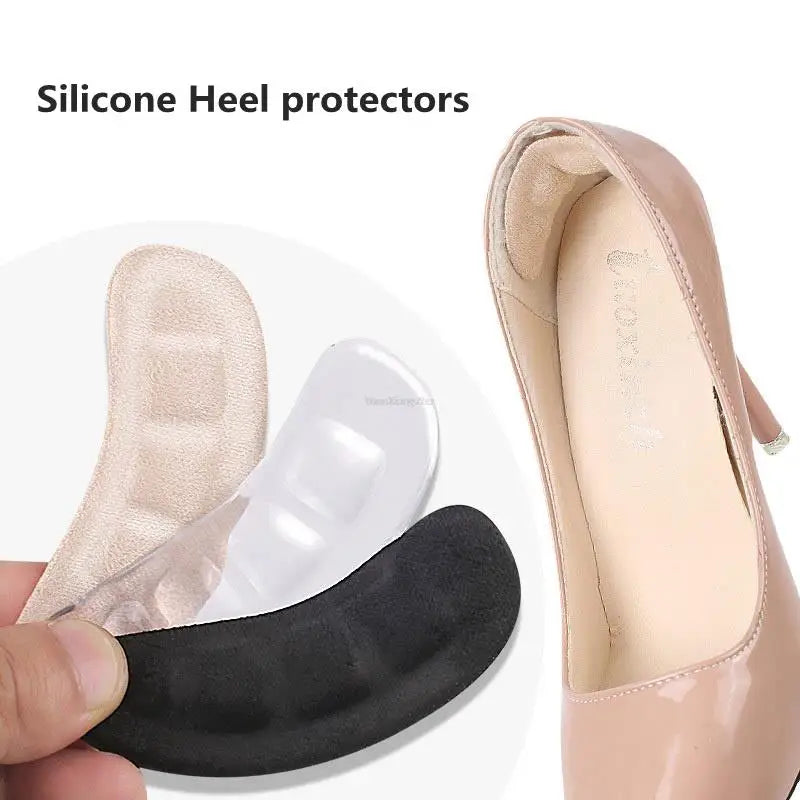 Shoe Pads for High Heels Anti-Slip foot pads for Sandals Anti-wear feet Silicone Heel Protectors for Womens Shoes heel protector