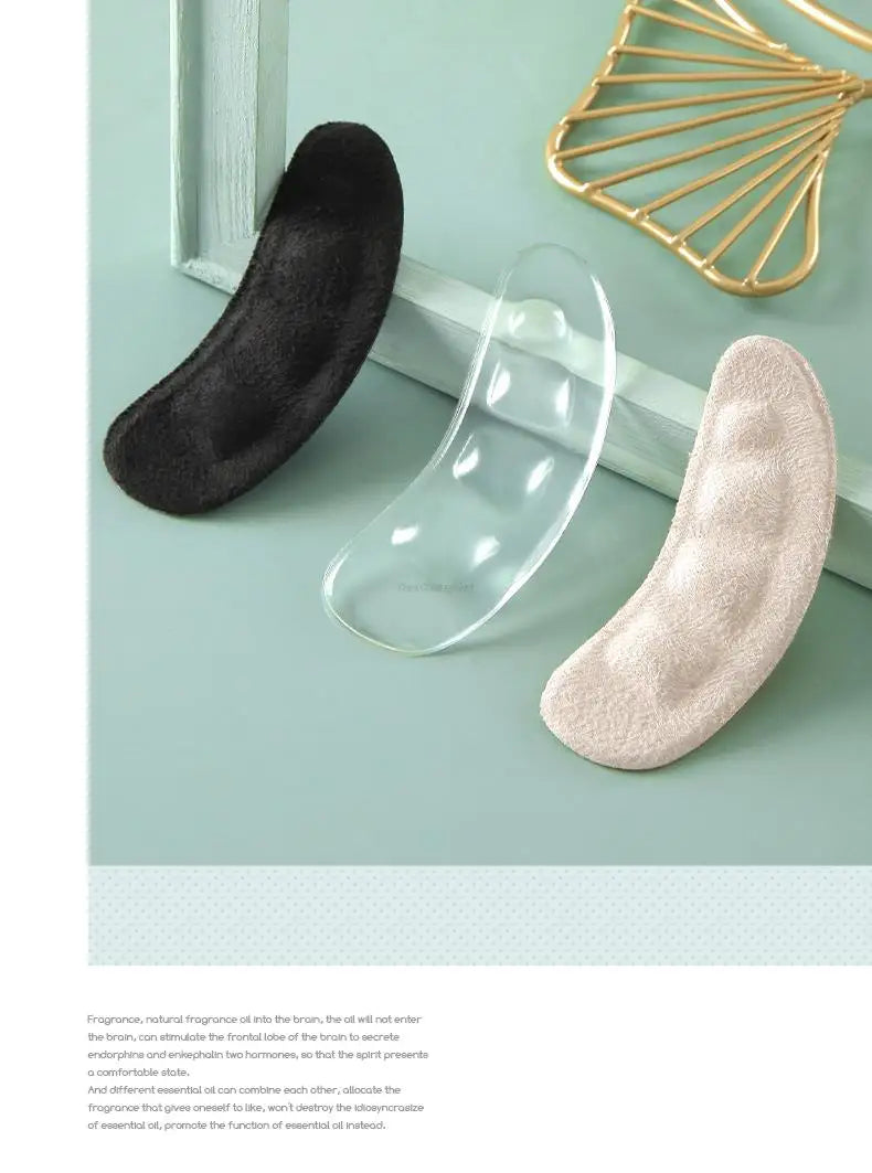 Shoe Pads for High Heels Anti-Slip foot pads for Sandals Anti-wear feet Silicone Heel Protectors for Womens Shoes heel protector