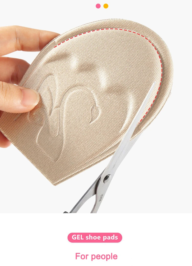 Forefoot Pad Non-slip Sole Toe Plug Cushion Half Insoles for Shoes Inserts Reduce Shoe Size Filler High Heels Pain Relief Pads
